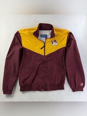 Vintage Lakewood LHS Cougars Boathouse USA Maroon Gold Jacket Medium